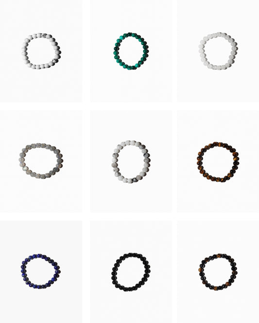 8mm Stone Bracelet (Assorted)