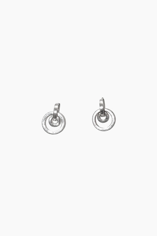 CIRCLE EARRINGS (STERLING SILVER)