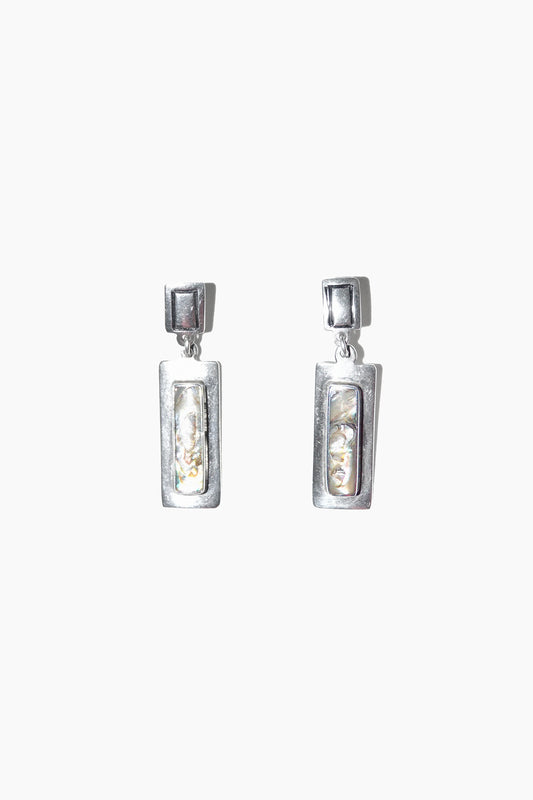 ABALONE DROP EARRINGS (STERLING SILVER)