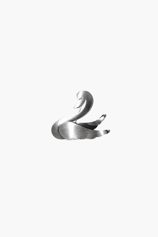 SWAN PIN (STERLING SILVER)