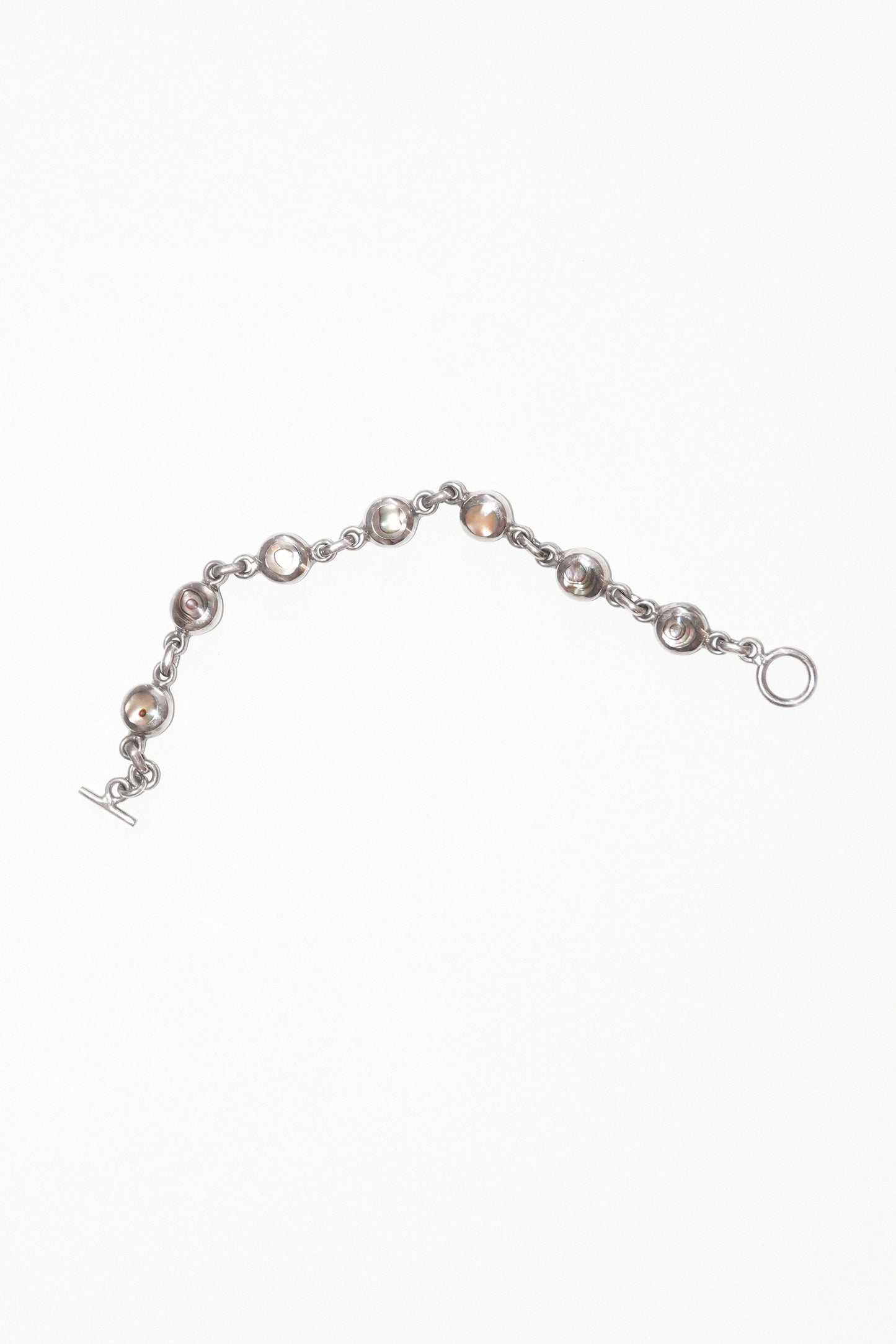 ABALONE BRACELET (STERLING SILVER) (#003)