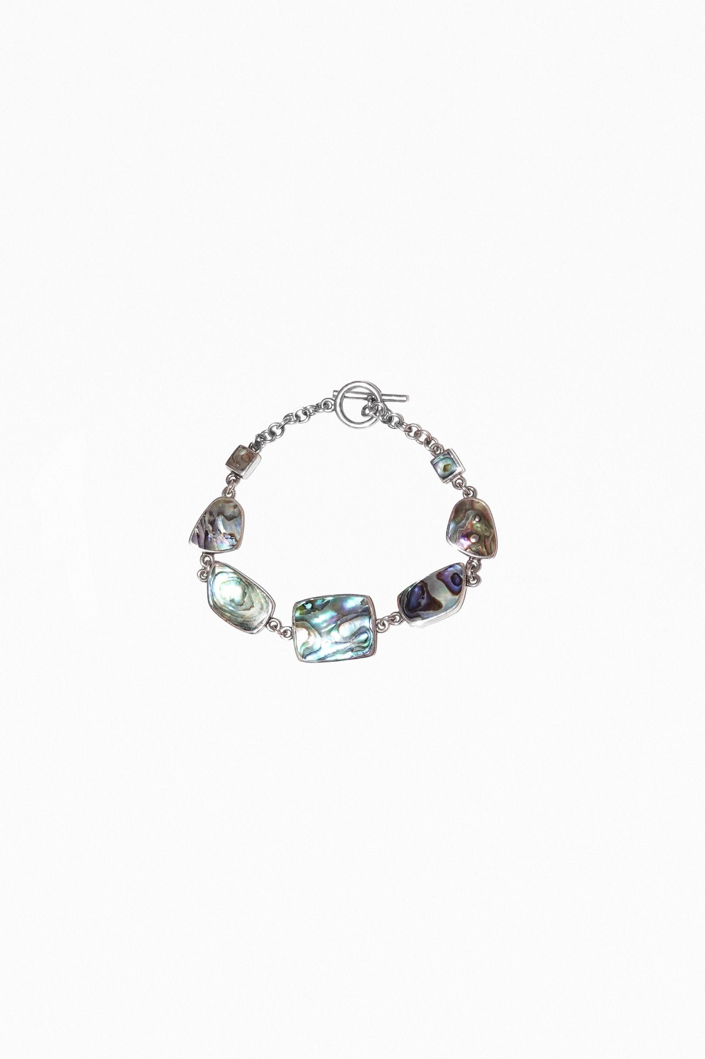 ABALONE BRACELET (STERLING SILVER) (#001)