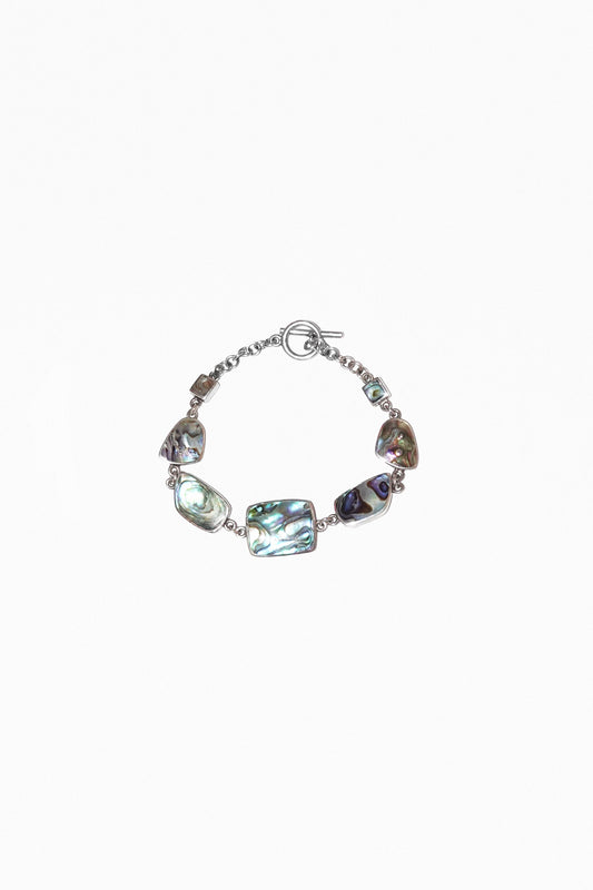 ABALONE BRACELET (STERLING SILVER) (#001)