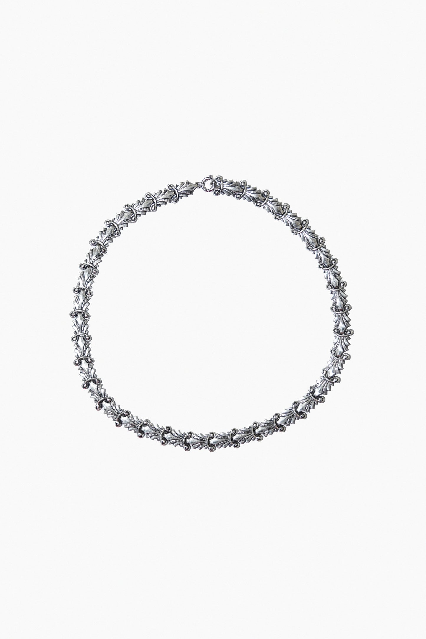 MODERNIST CHOKER NECKLACE (STERLING SILVER)