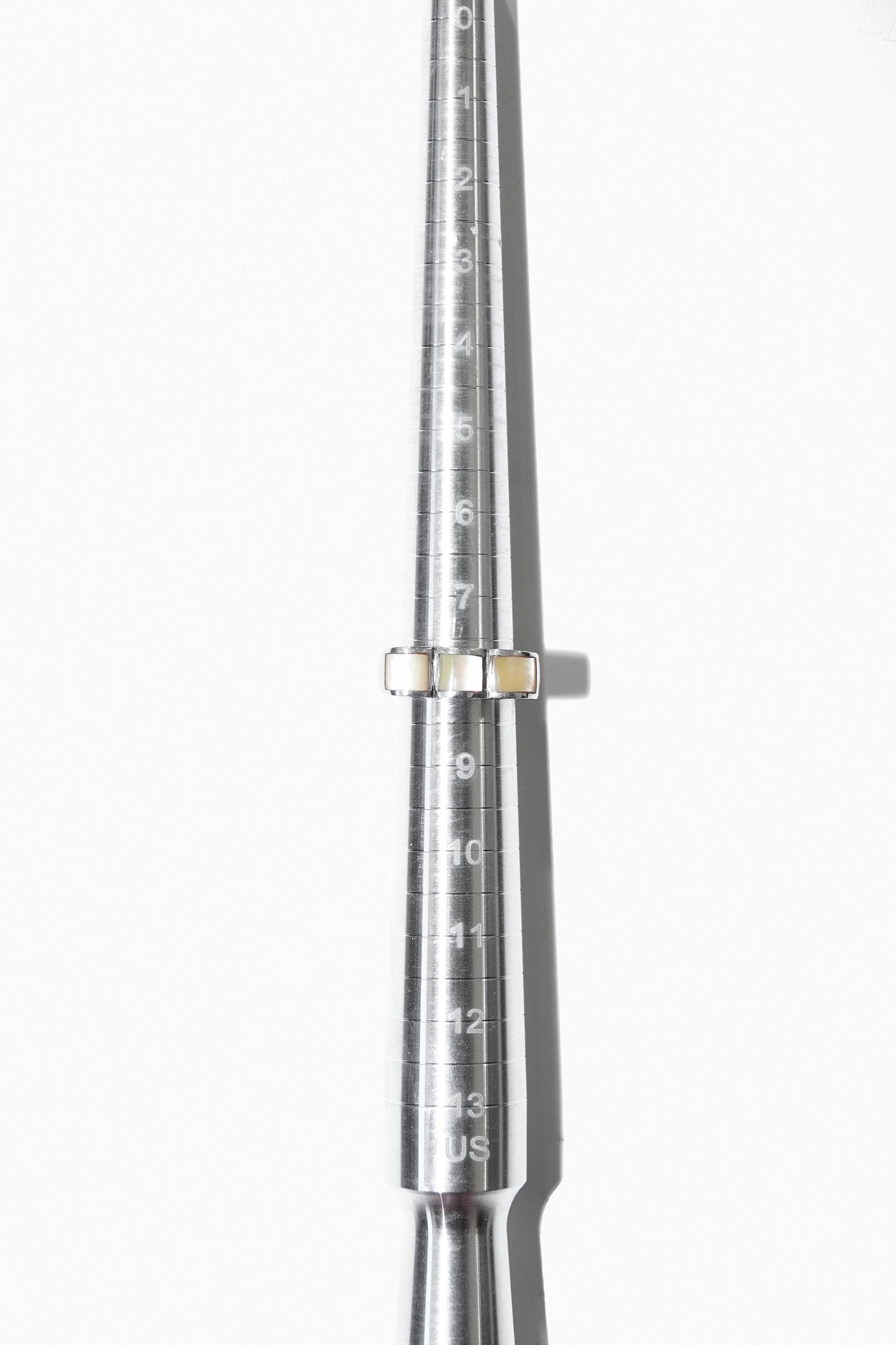 THREE HILLS ABALONE RING (STERLING SILVER)