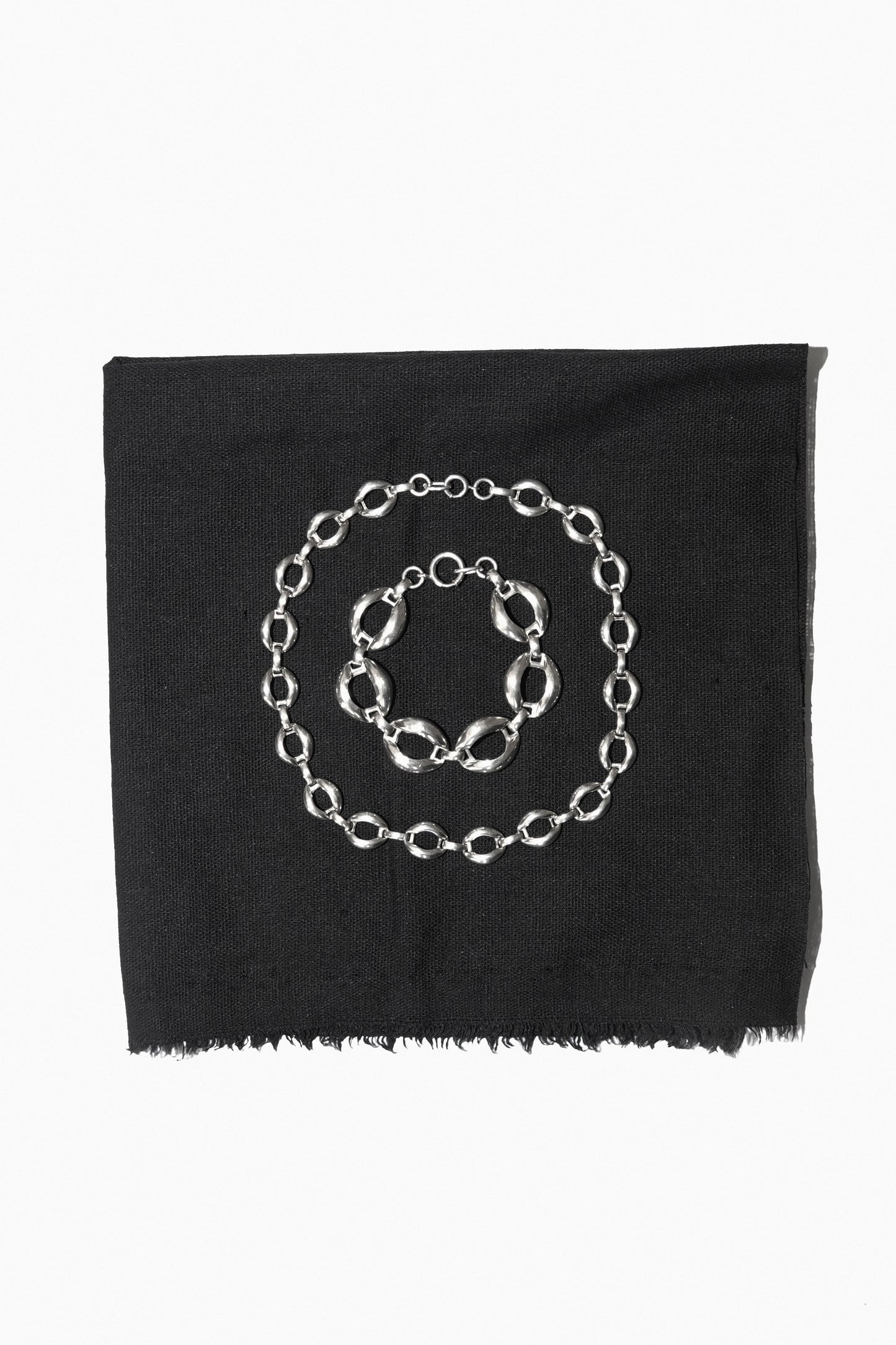 OPEN LINK BRACELET (STERLING SILVER)