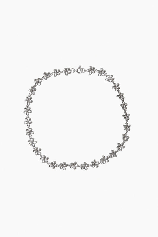 PLUMERIA NECKLACE (STERLING SILVER)