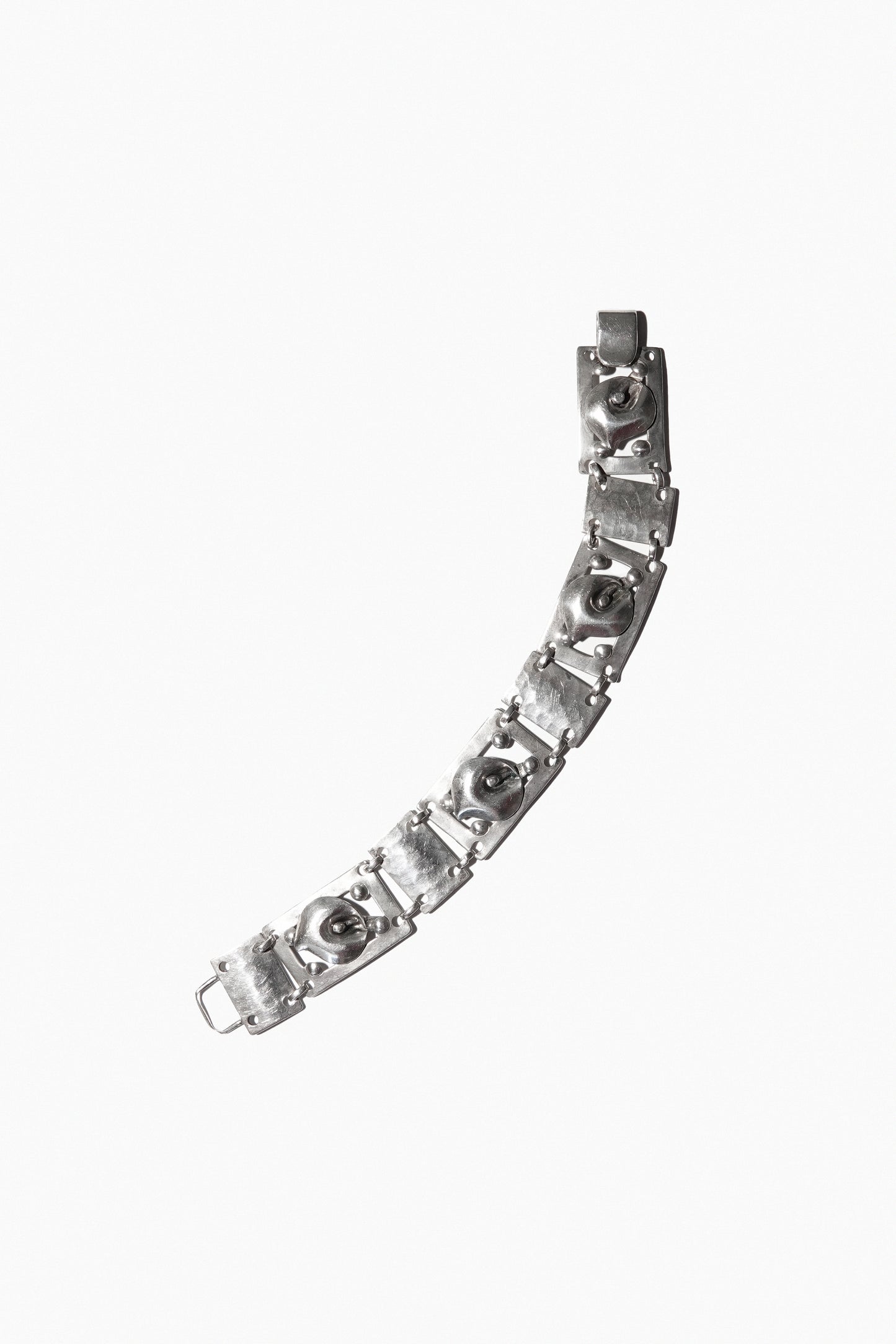 BLOCK LILY BRACELET (STERLING SILVER)