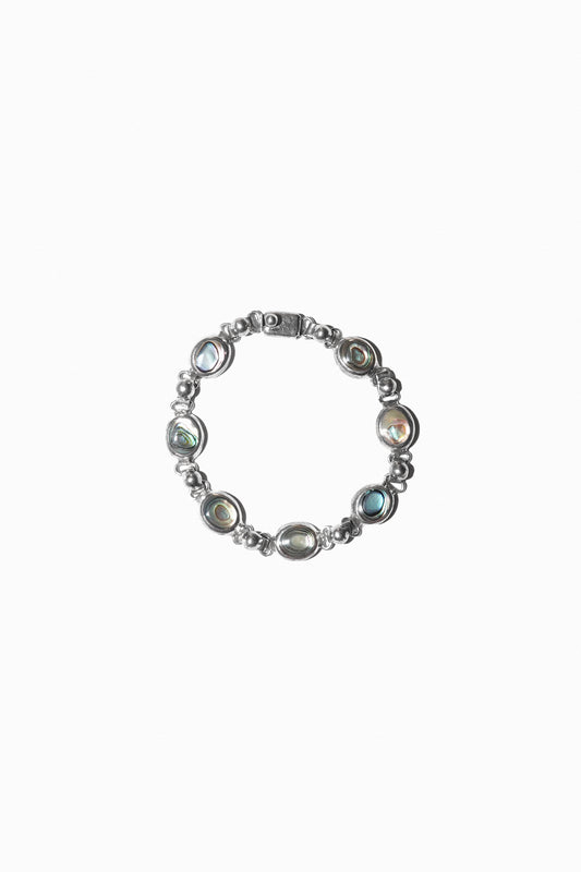 ABALONE BRACELET (STERLING SILVER) (#004)