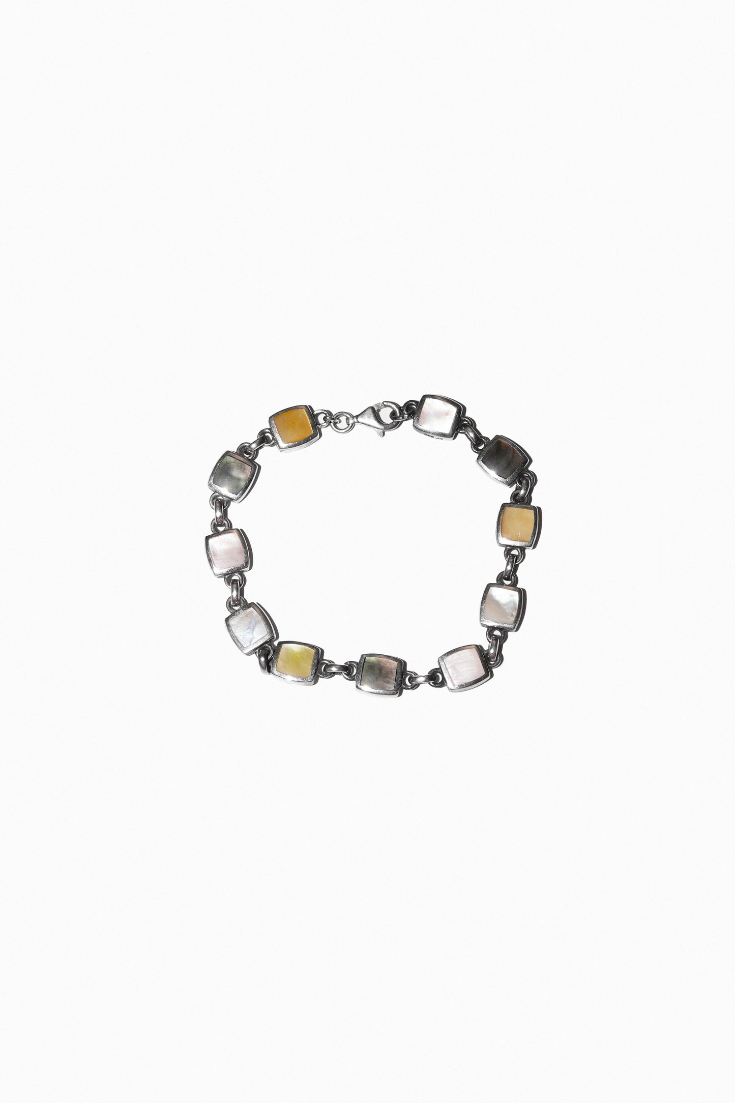 ABALONE / MOTHER OF PEARL BRACELET (STERLING SILVER)