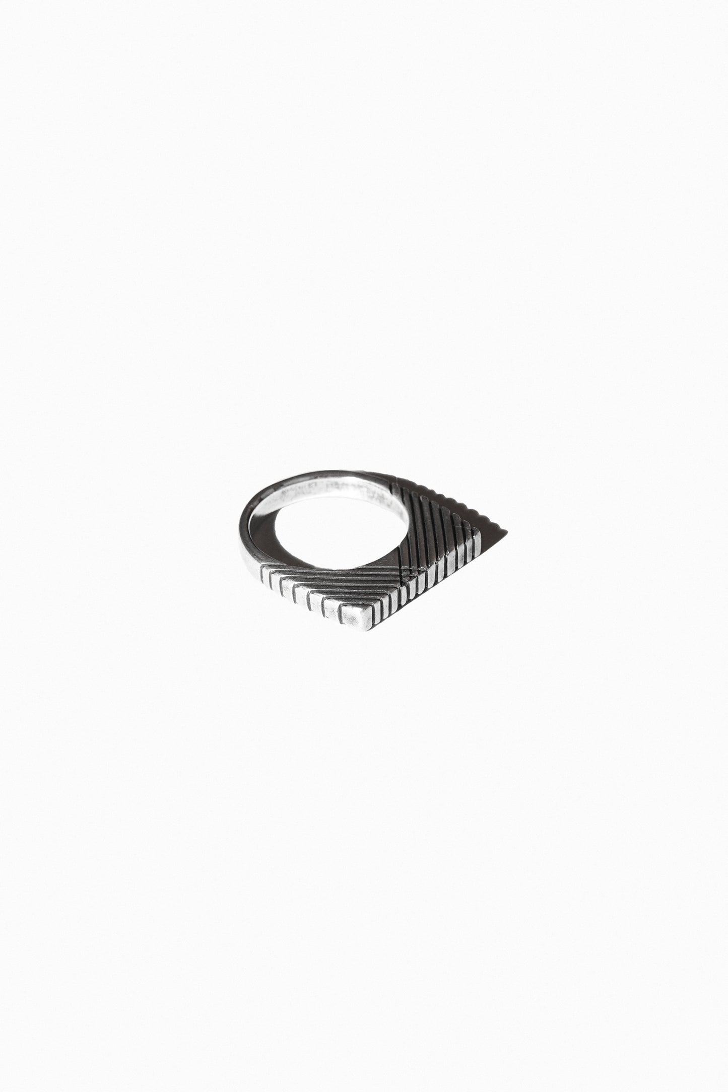 FLAT LINES RING (STERLING SILVER)