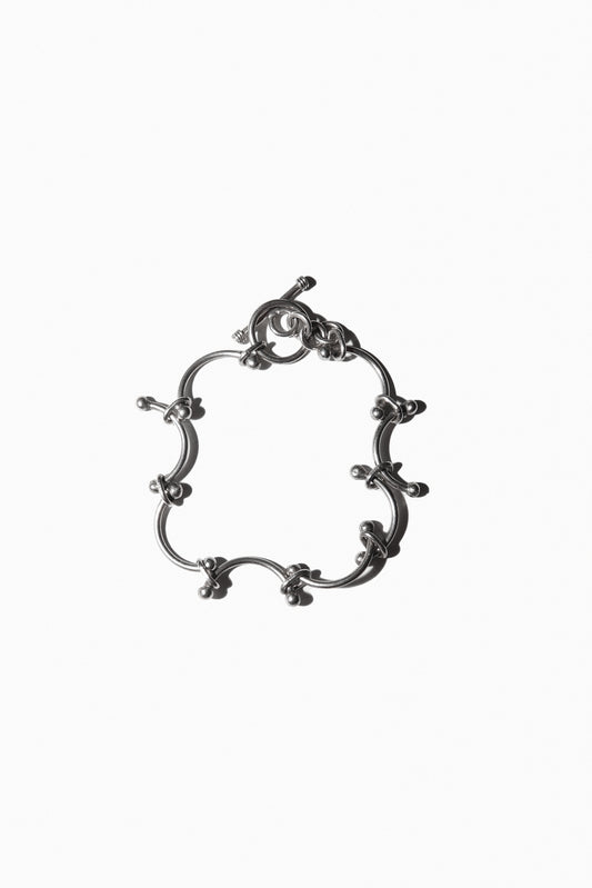HALF CIRCLES BRACELET (STERLING SILVER)