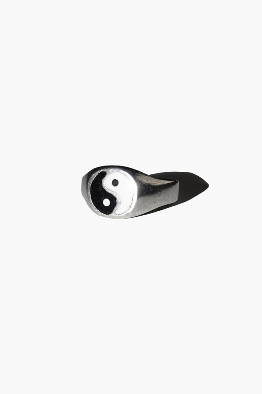 DUALITY SIGNET RING (STERLING SILVER)