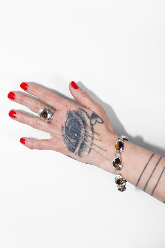 TENSION RING (TIGER'S EYE)