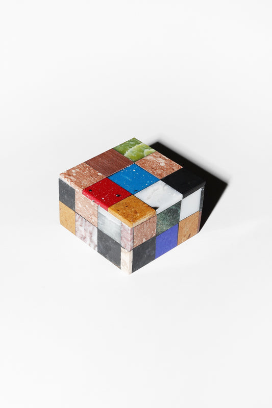 MOSAIC STONE BOX (SMALL)