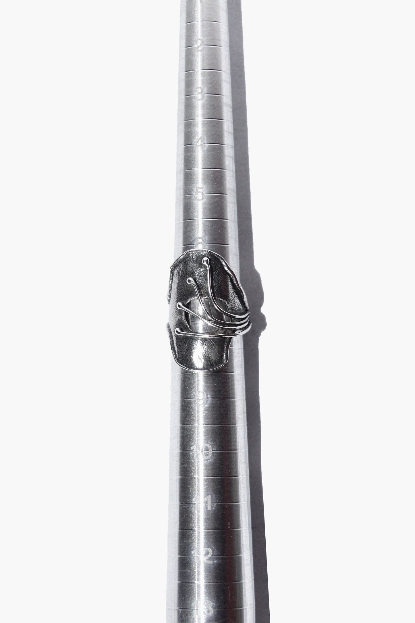 ABSTRACT FLOWER RING (STERLING SILVER)