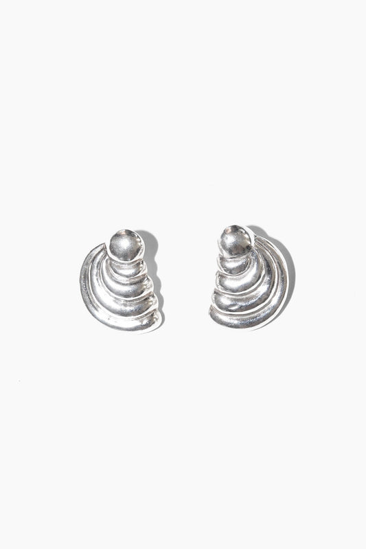 SCULPTURAL EARRINGS (STERLING SILVER)