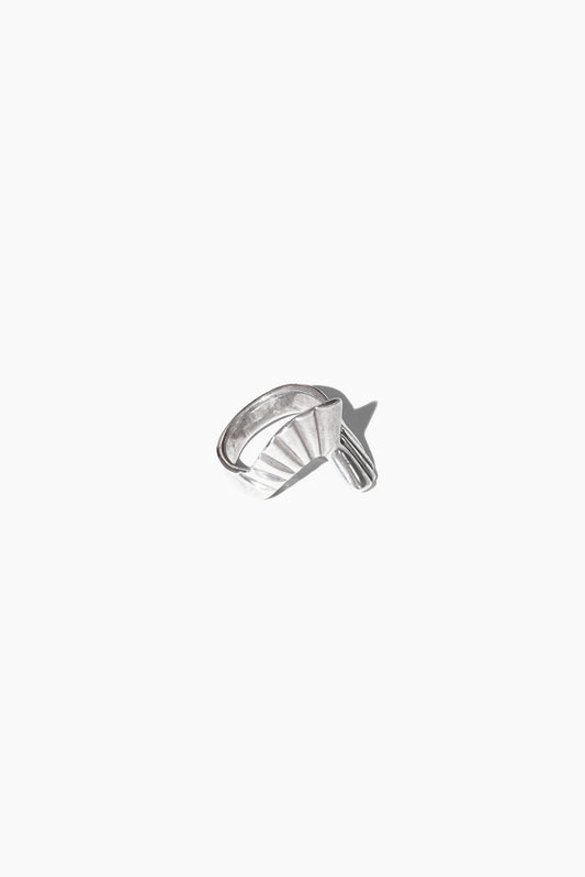 BYPASS RING ( STERLING SILVER)