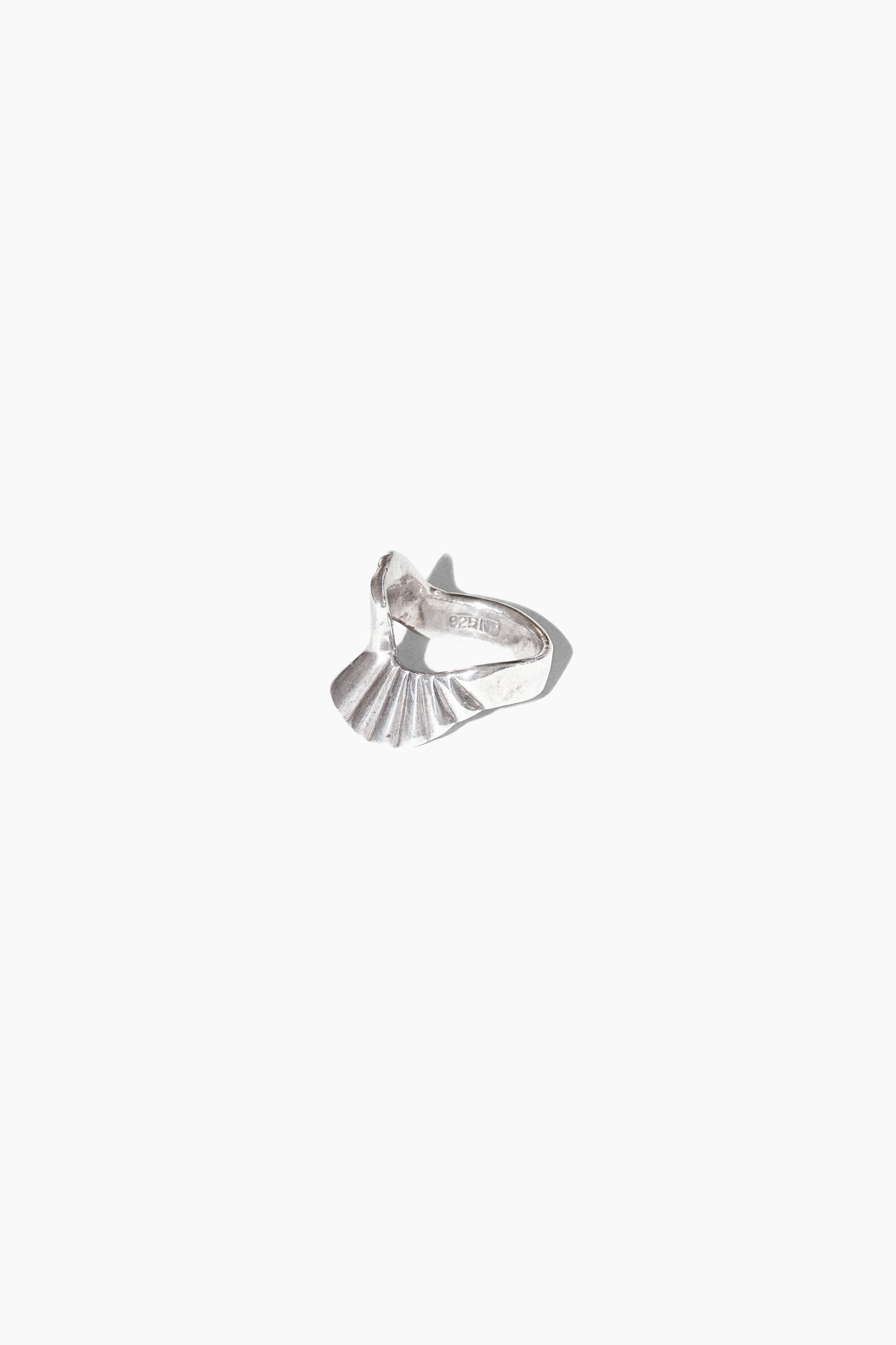 BYPASS RING ( STERLING SILVER)