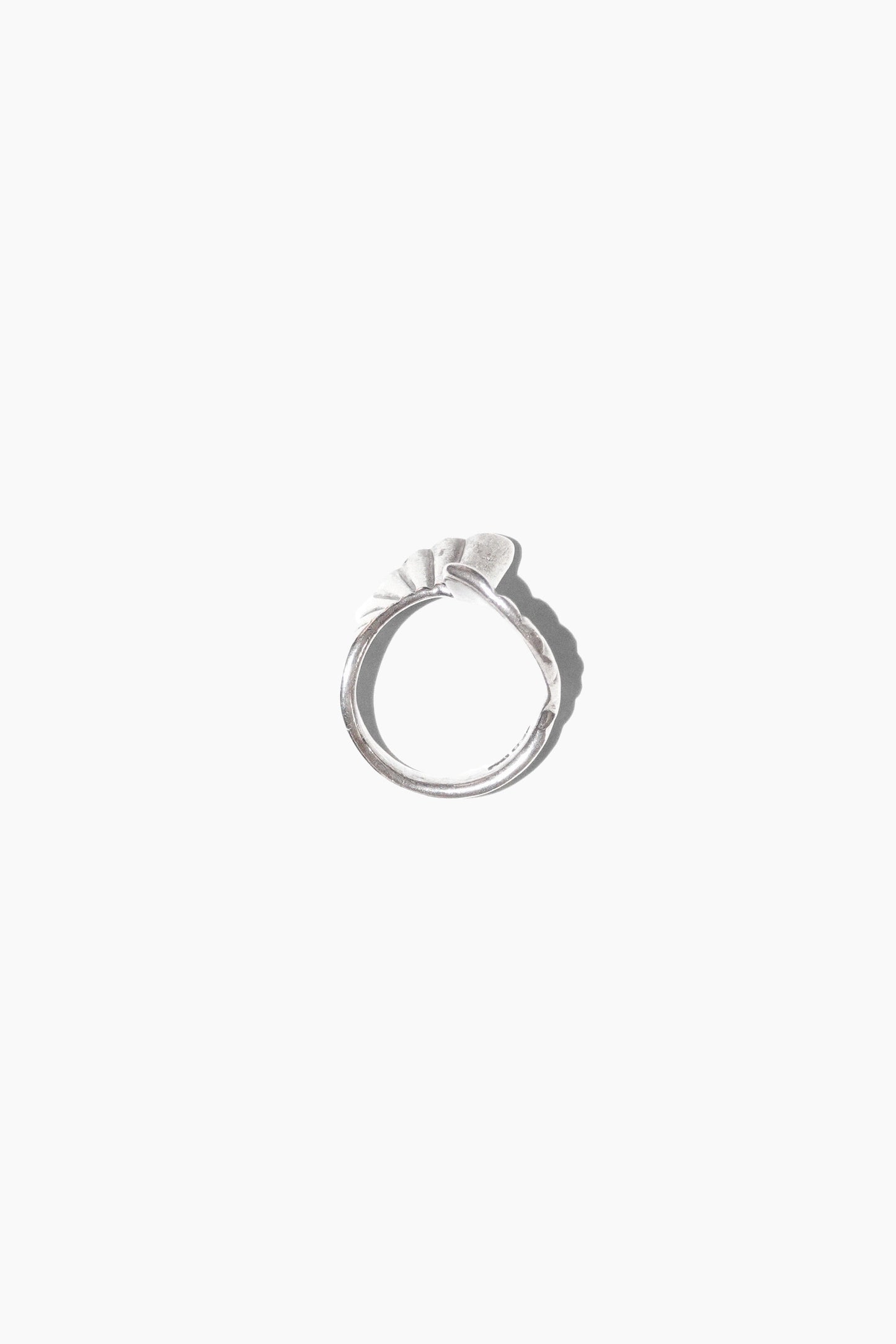 BYPASS RING ( STERLING SILVER)
