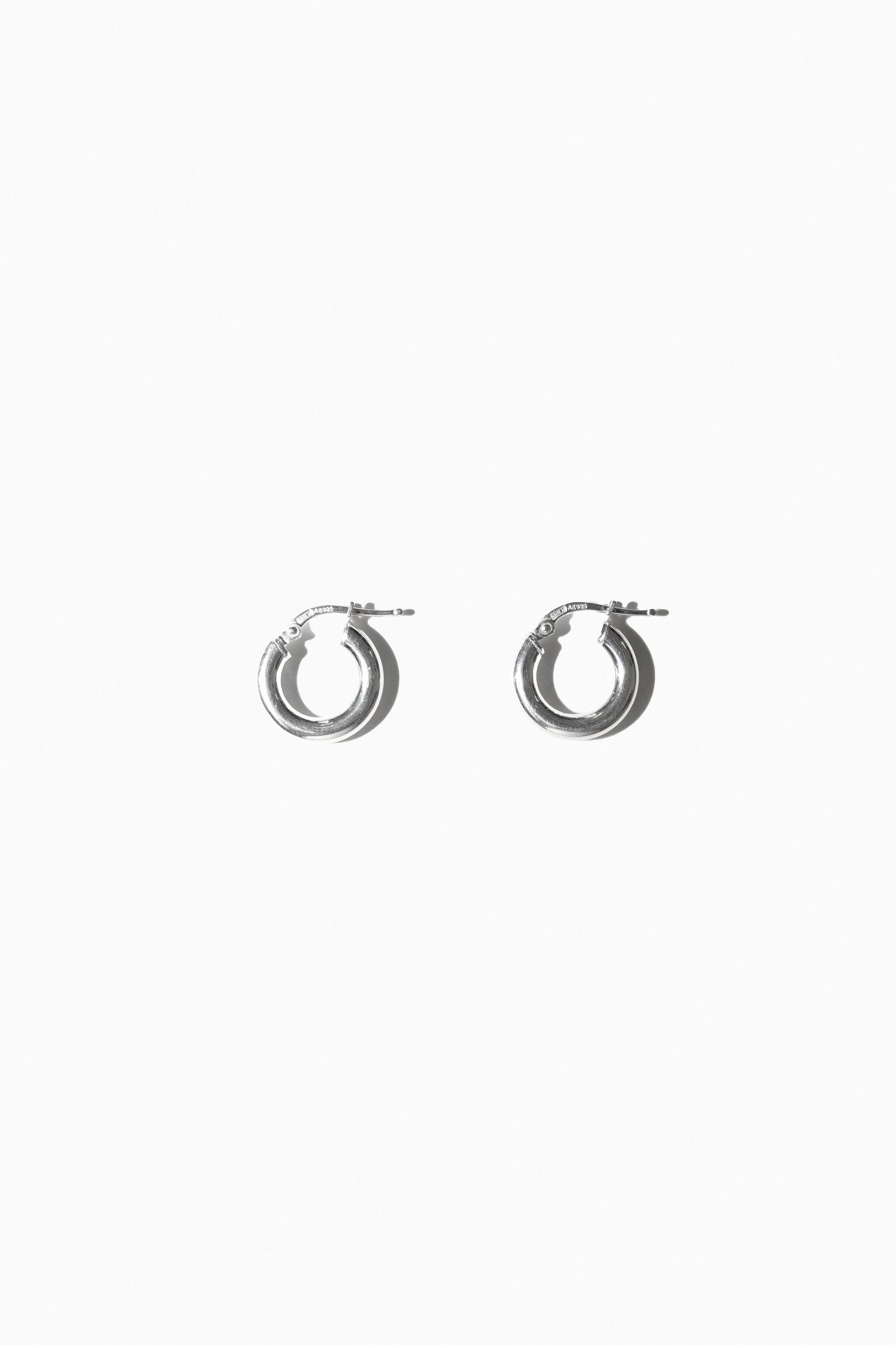 Labro No. 31 Round Trentuno Earring in Sterling Silver