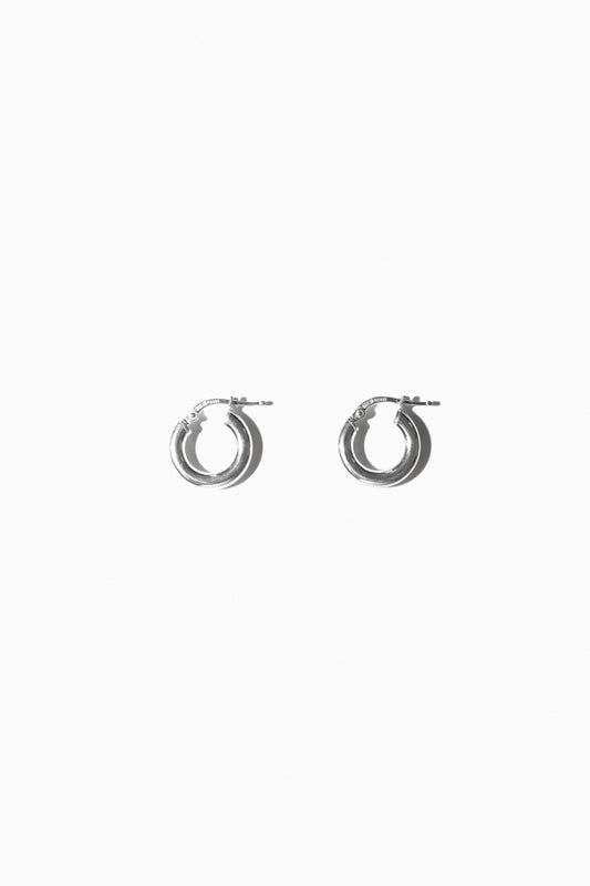 Labro No. 31 Round Trentuno Earring in Sterling Silver