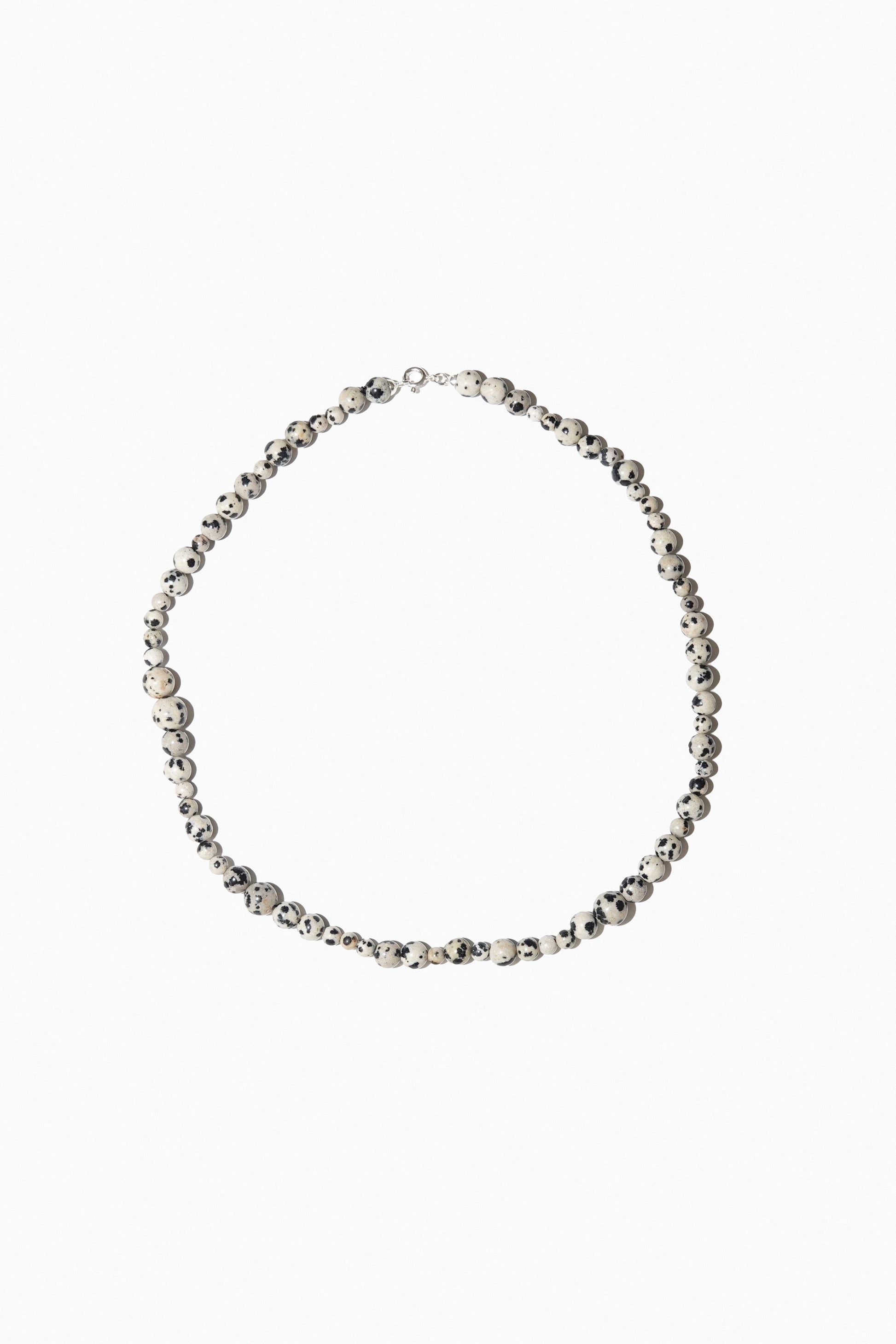 Labro No. 8 Otto Necklace (Dalmation Jasper)