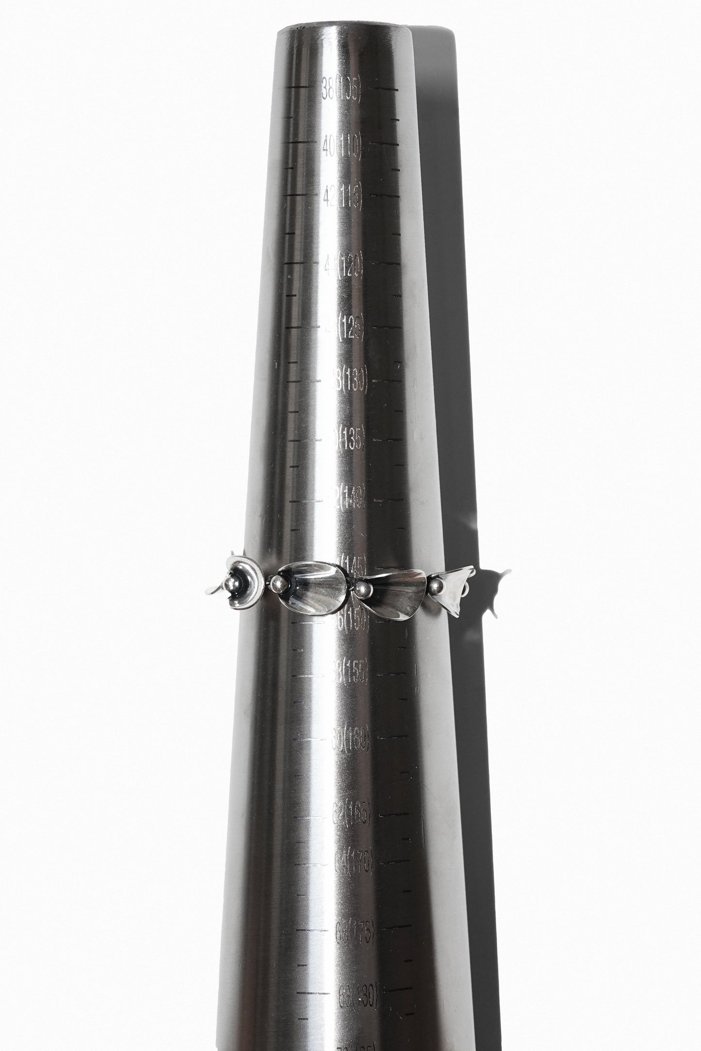 CALLA LILY CHAIN BRACELET (STERLING SILVER)