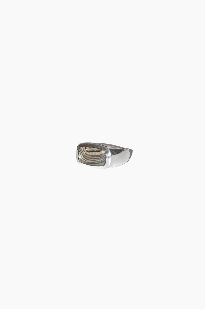 ABALONE SIGNET RING