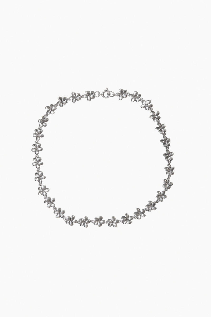 PLUMERIA NECKLACE (STERLING SILVER)