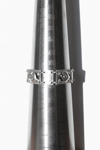 BLOCK LILY BRACELET (STERLING SILVER)