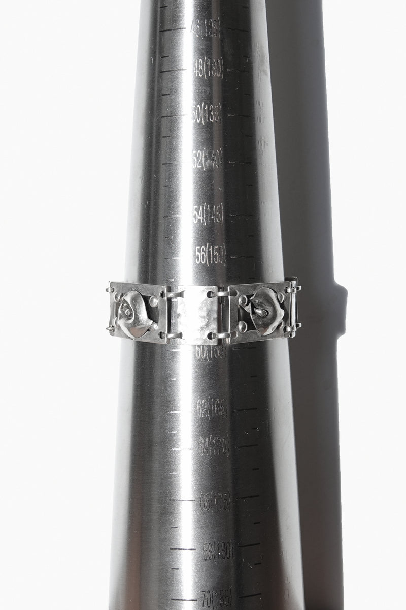 BLOCK LILY BRACELET (STERLING SILVER)