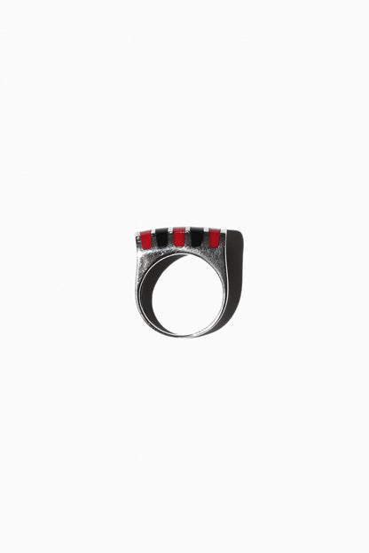 HILL ONYX / JASPER RING (STERLING SILVER)