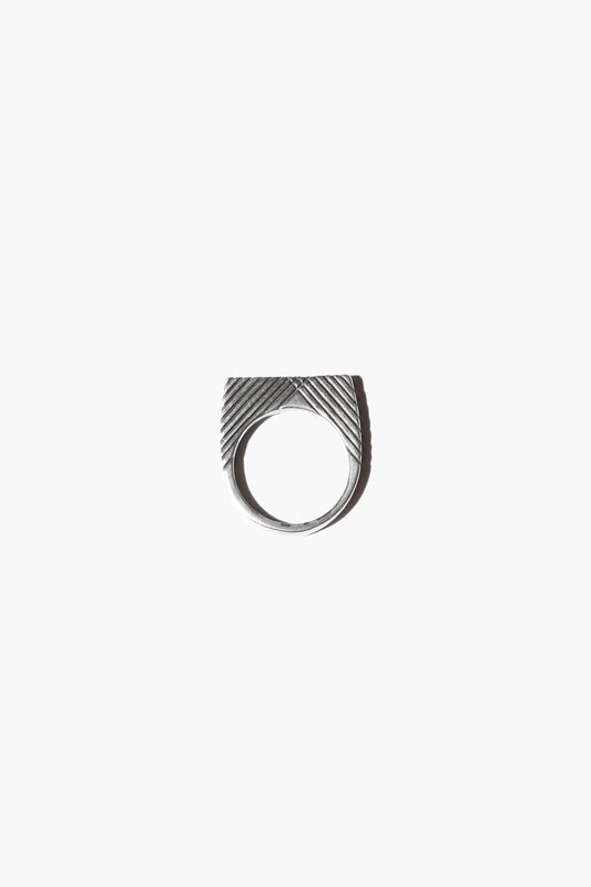 FLAT LINES RING (STERLING SILVER)