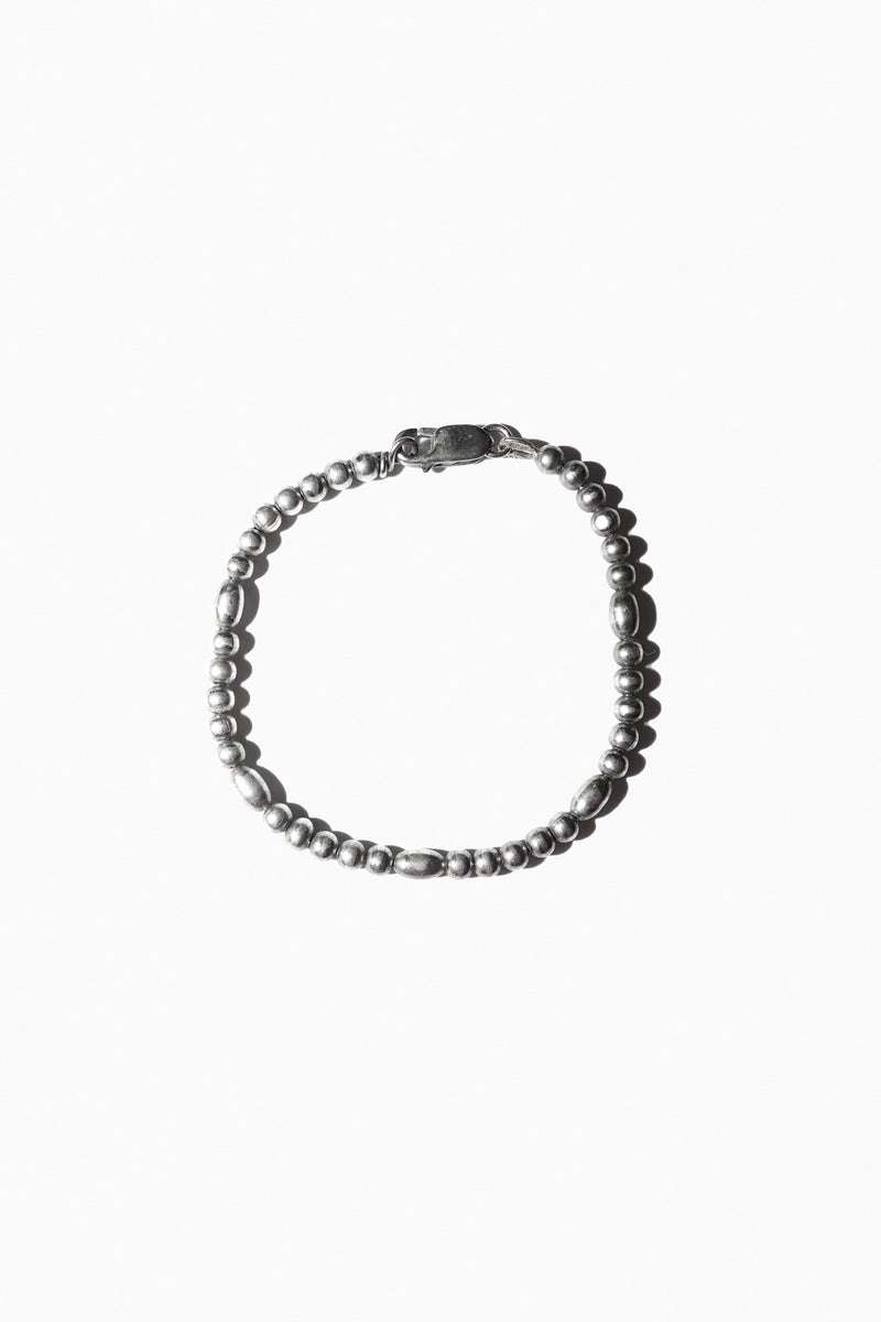 SEED BEAD BRACELET (STERLING SILVER)
