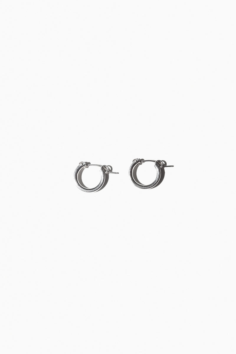 TINY RIM HOOPS (STERLING SILVER)