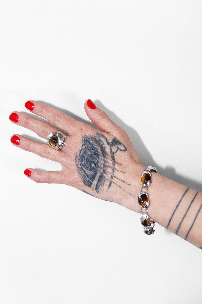 TENSION RING (TIGER'S EYE)