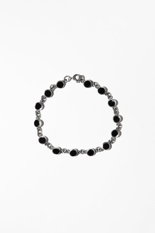 DOT BRACELET (BLACK ONYX)