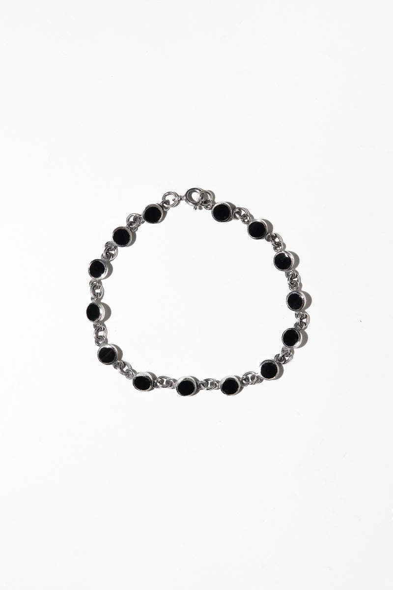 DOT BRACELET (BLACK ONYX)