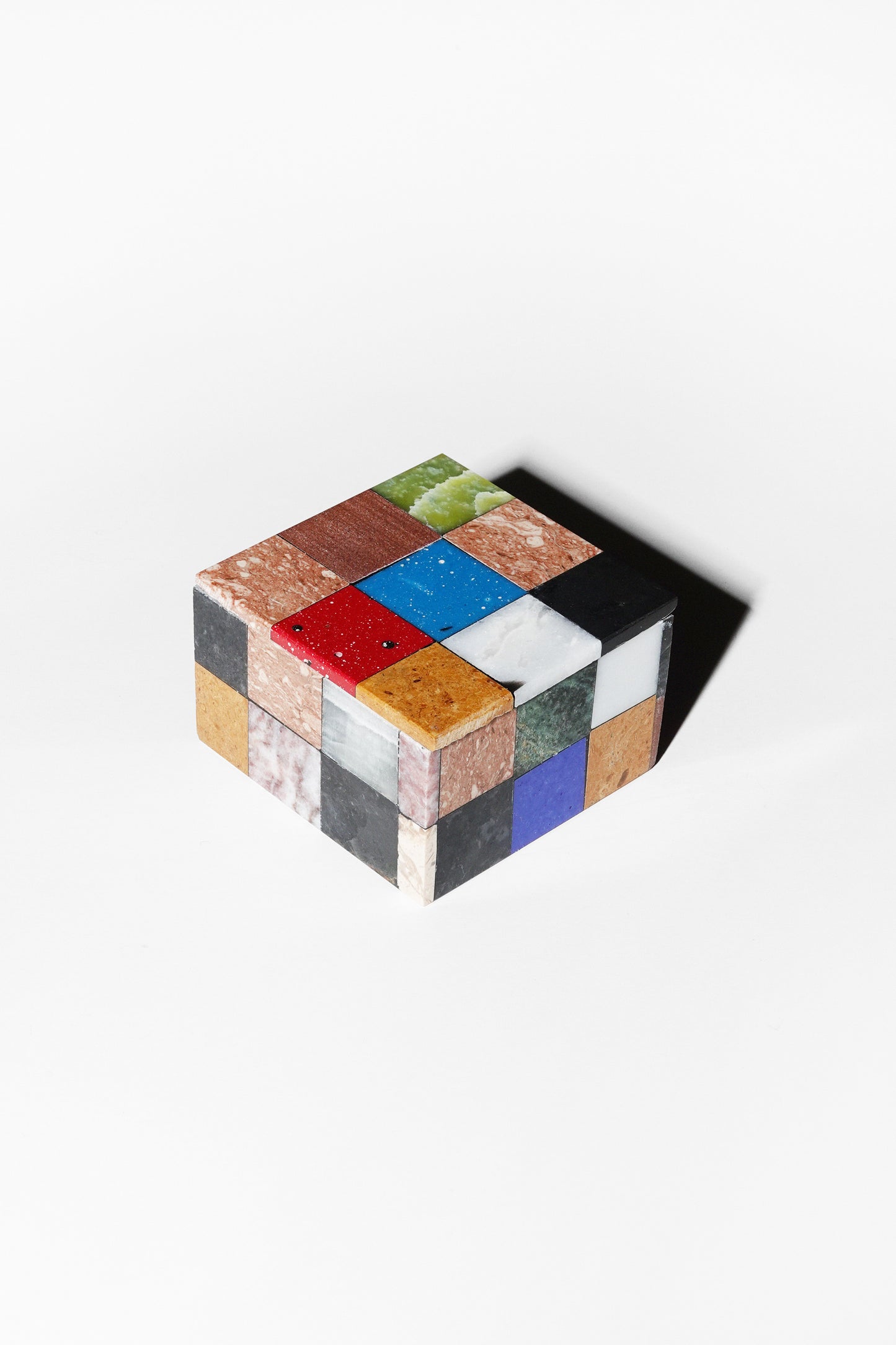 MOSAIC STONE BOX (SMALL)