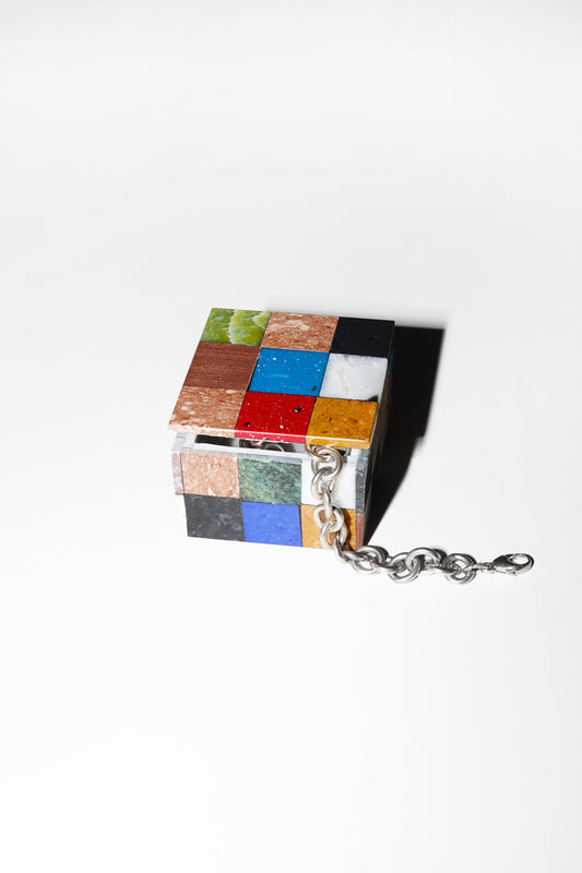 MOSAIC STONE BOX (SMALL)