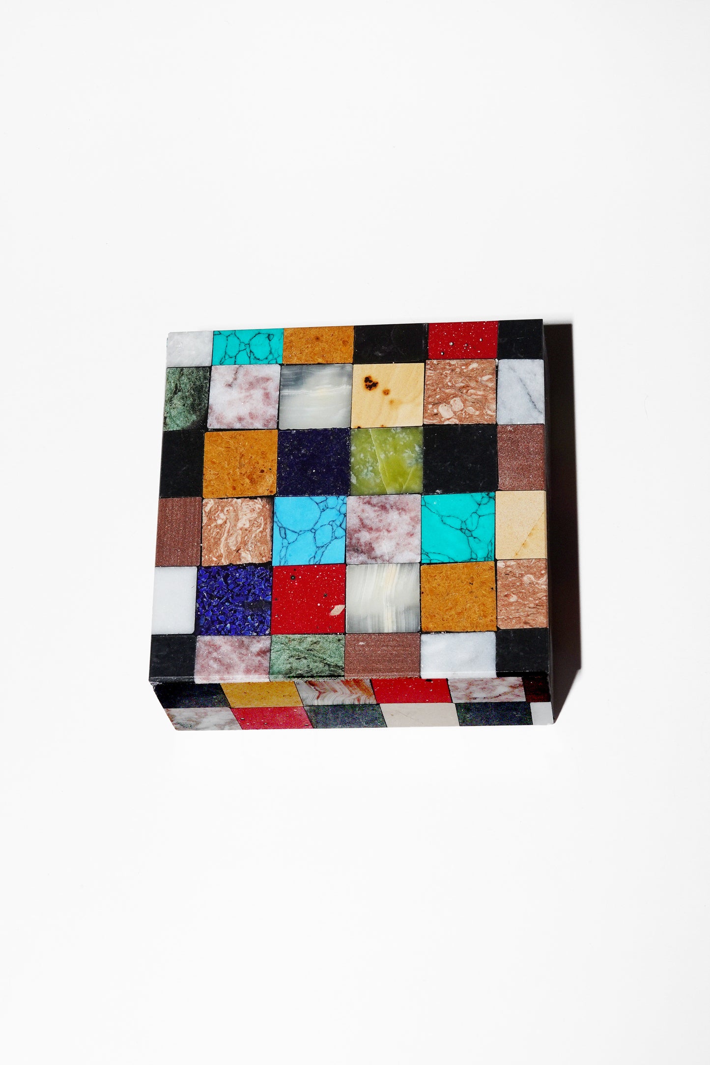 MOSAIC STONE BOX (LARGE)