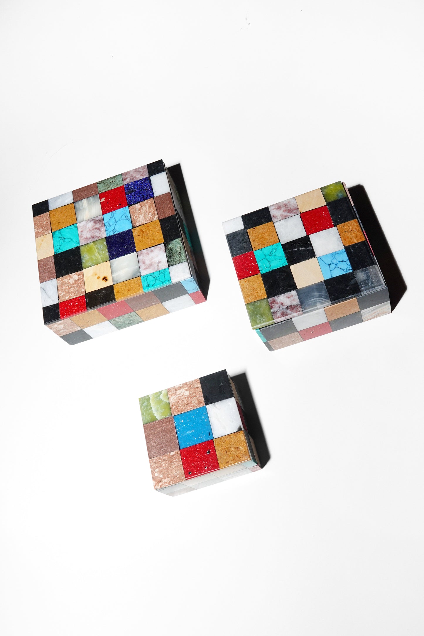 MOSAIC STONE BOX (MEDIUM)