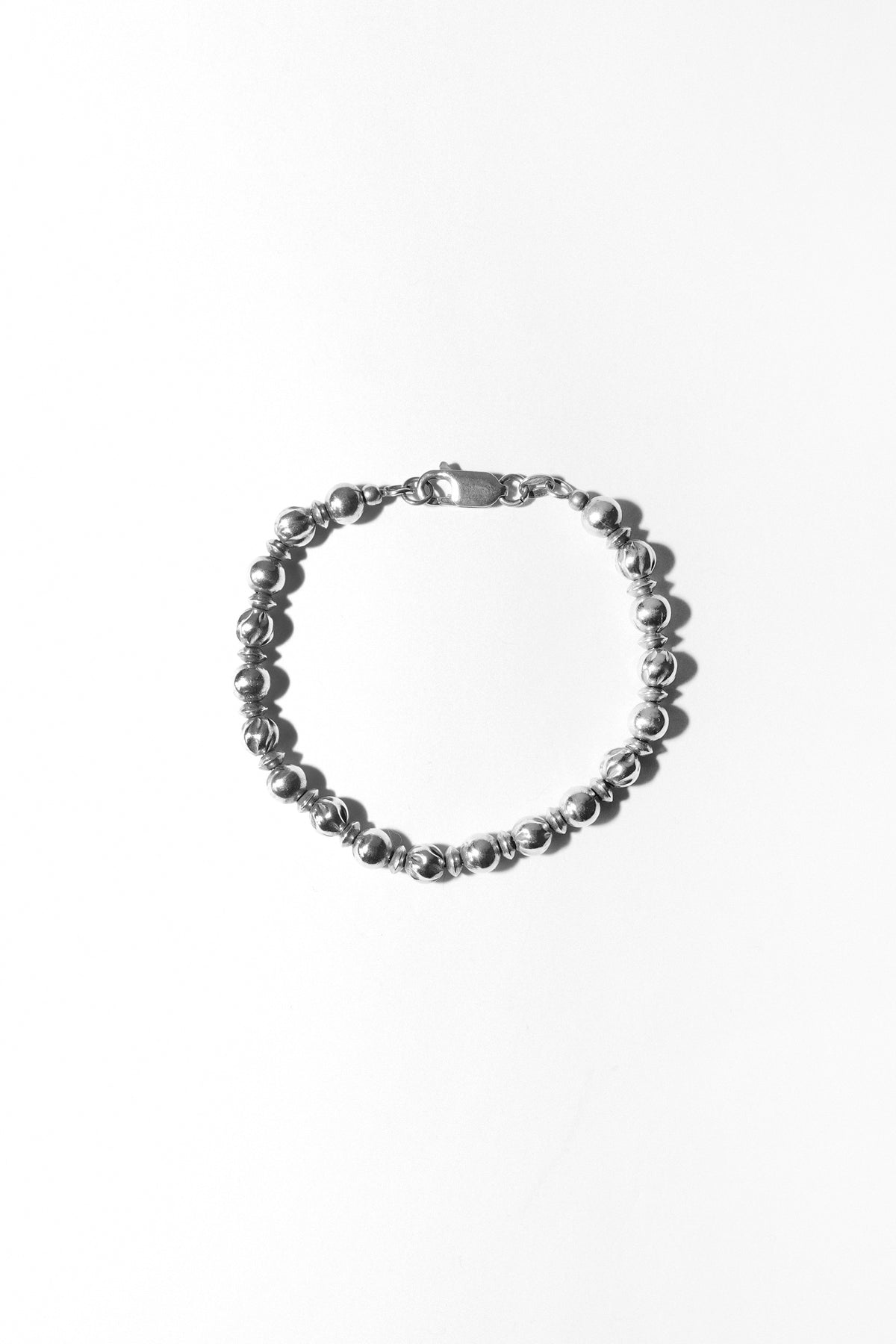 TRIO BEAD BRACELET (STERLING SILVER)