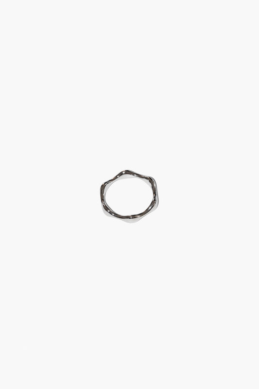 THIN STACKING LUMP BAND (STERLING SILVER)
