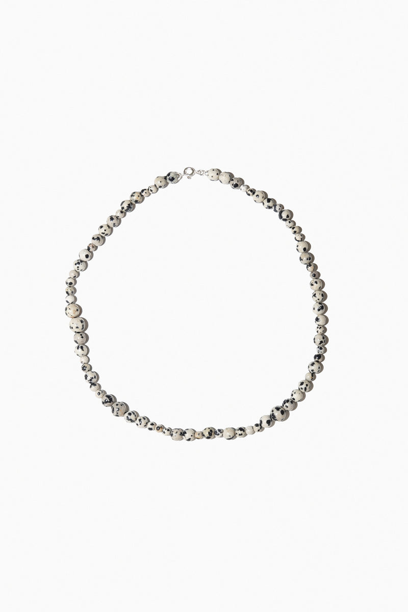 Labro No. 8 Otto Necklace (Dalmation Jasper)