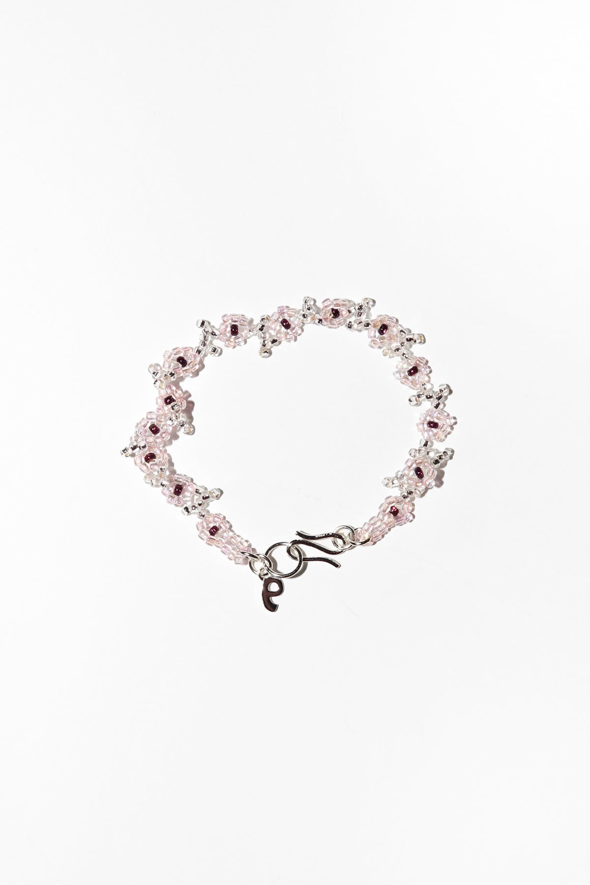 Pura Utz Pink Flower Bracelet