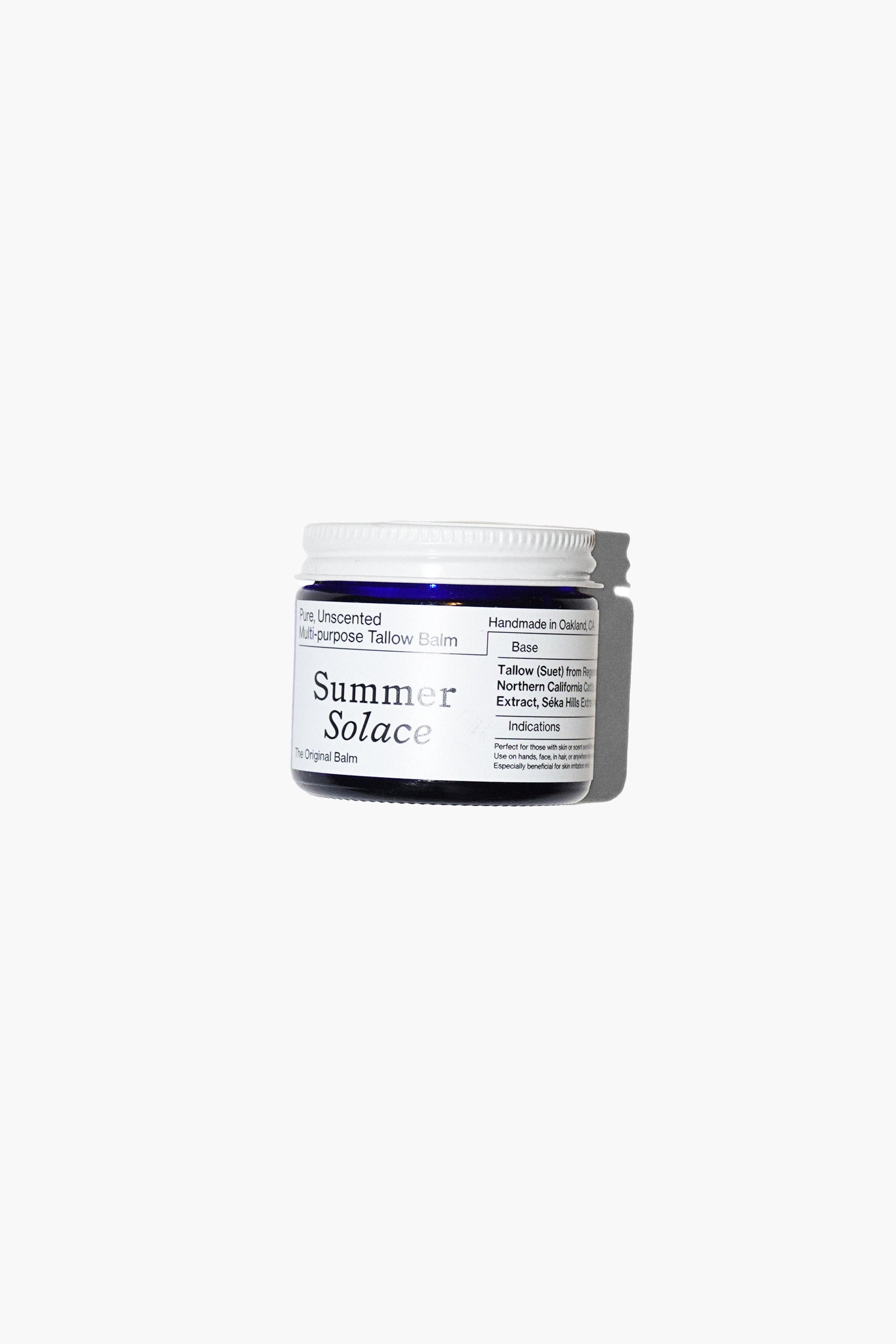 Summer Solace Pure Unscented Tallow Balm 50mL